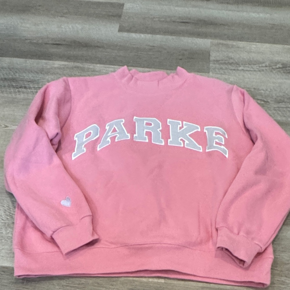 Parke Valentines Day Drop Blush and Lavender Mockneck X/XL